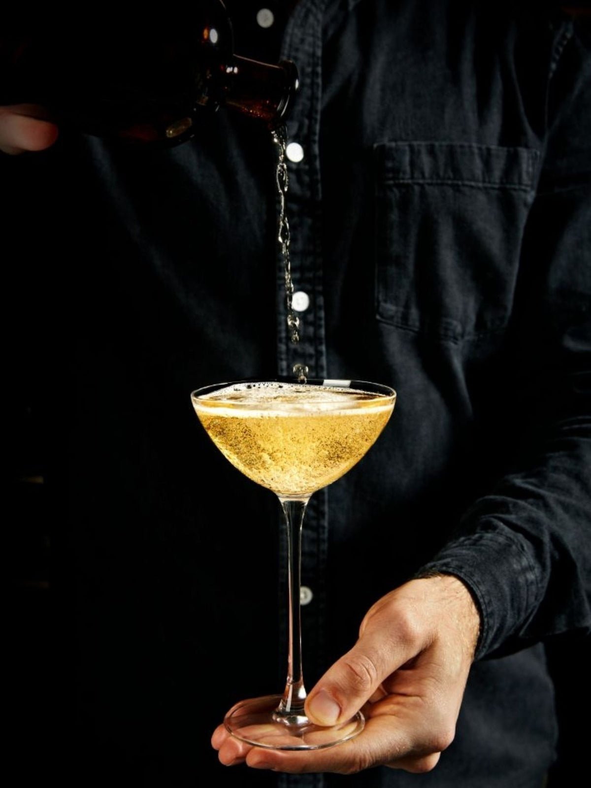 Nude Set of 2 Clear Hepburn Coupe Glasses