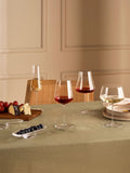 Nude Clear Red Wine Glass 25cm, imported from the UK