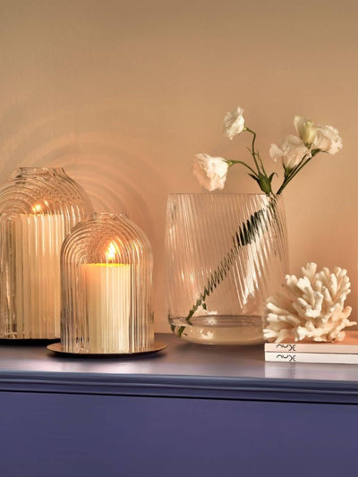 Nude Clear Ilo kleiner Kerzenhalter