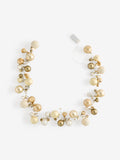 Christmas Garland gold bauble pre-lit 168cm, UK version