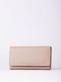 Lakeland Leather Black Large Flapover Purse