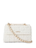 Carvela Off-White Mini Rosa Chain Shoulder Bag