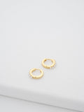 Ted Baker gold tone pearl persia huggie earrings (British brand)
