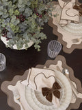 Sixty3 Styled Set of 4 Mocha Napkins