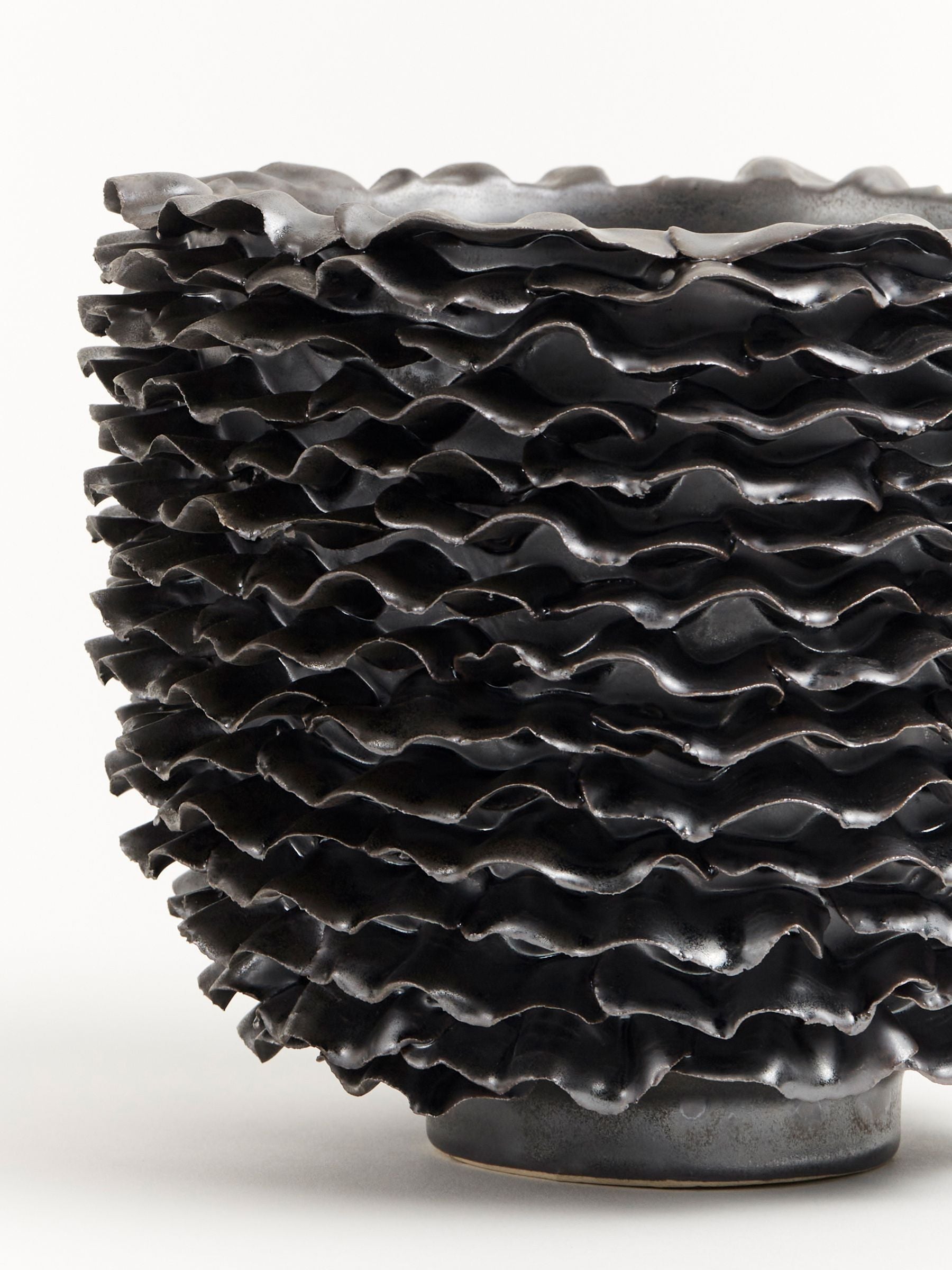 Sixty3 Styled Bronze Petal Vase