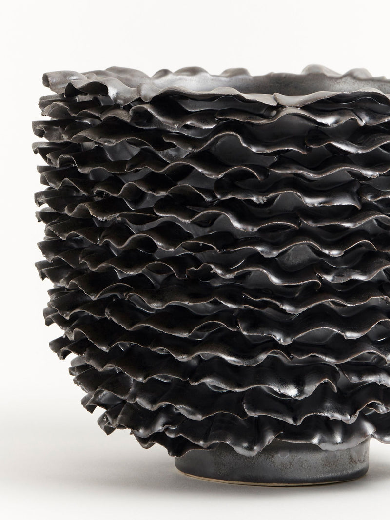 Sixty3 Styled Bronze Petal Vase