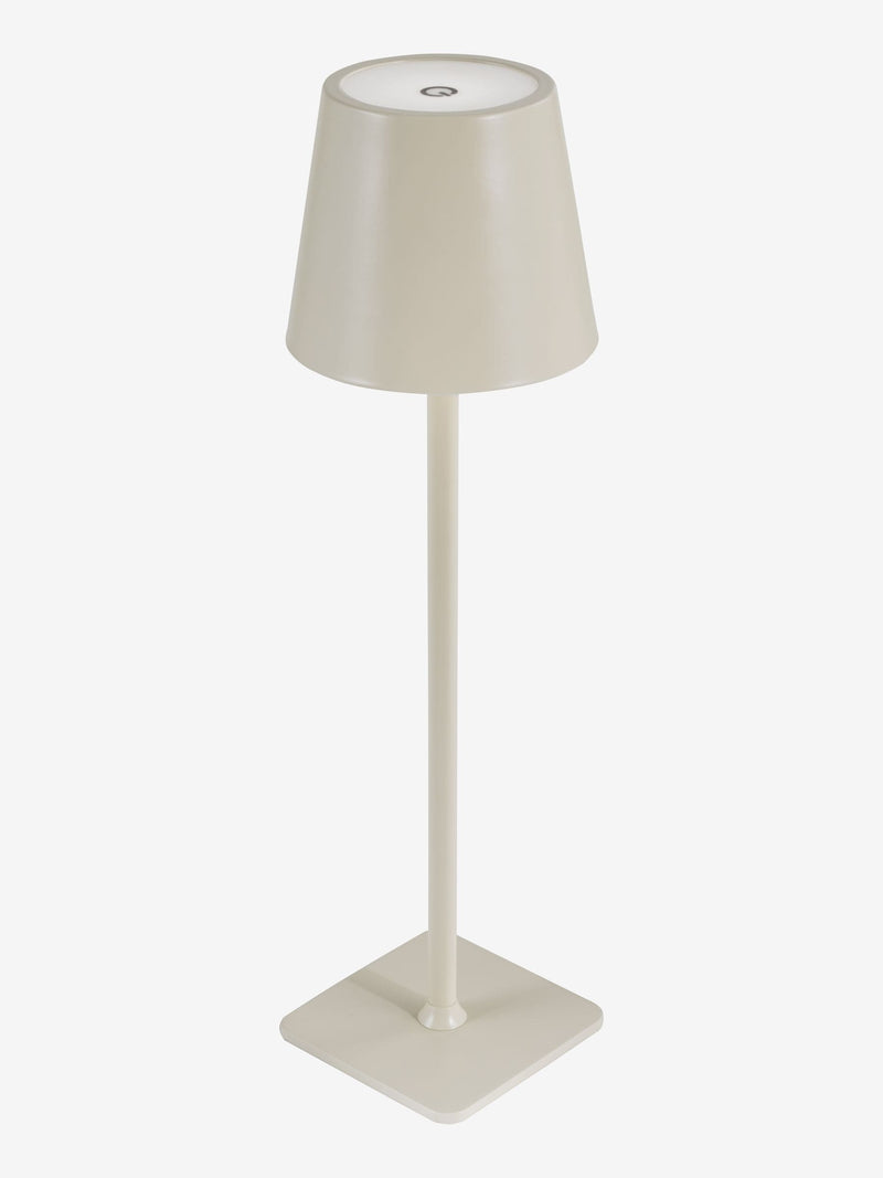 Dar Lighting Derrick rechargeable outdoor USB table lamp, imported from the UK