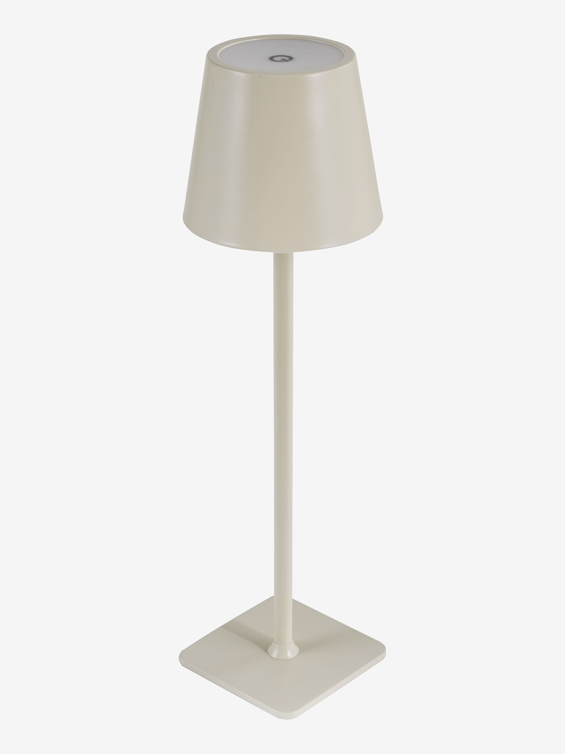 Dar Lighting Derrick rechargeable outdoor USB table lamp, imported from the UK