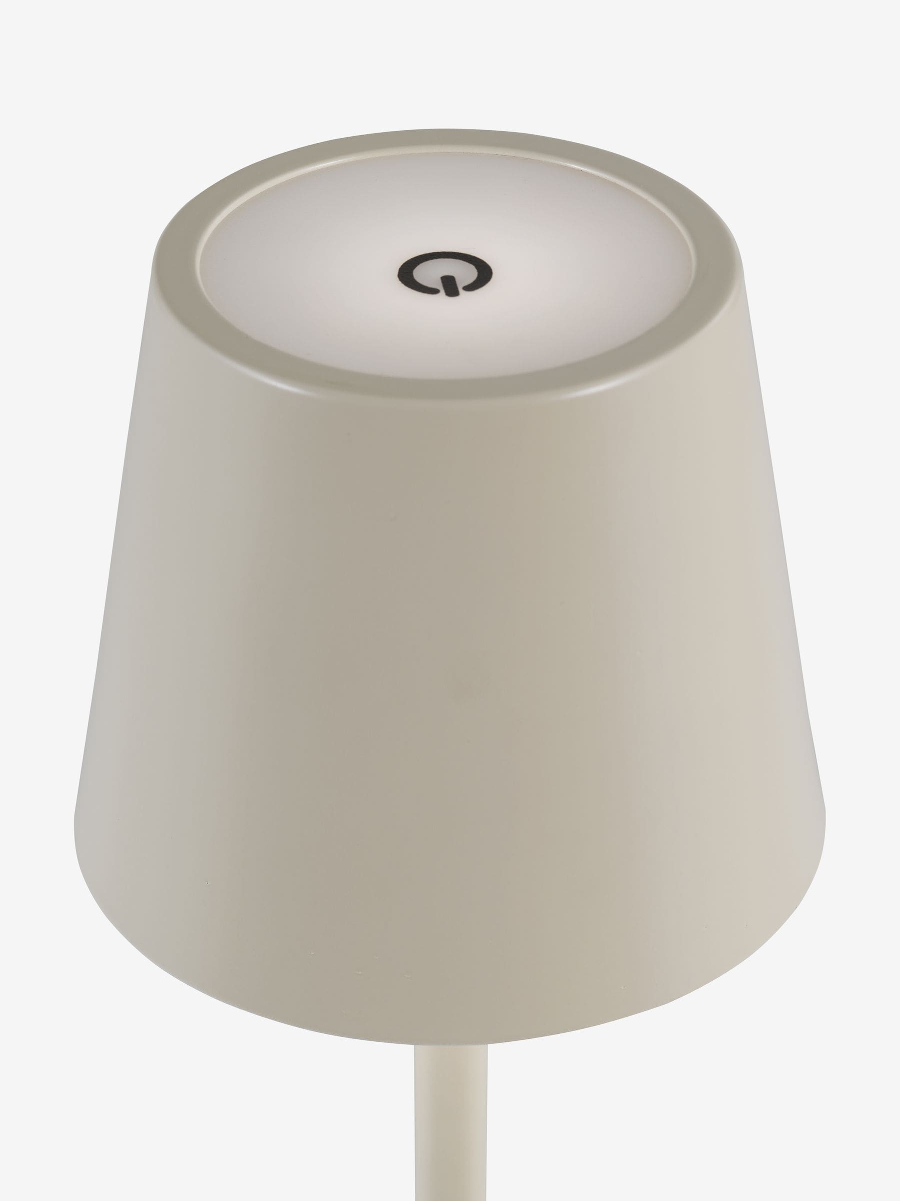 Dar Lighting Derrick rechargeable outdoor USB table lamp, imported from the UK
