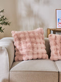 Charcoal Grey Aspen Faux Fur Cushion 59 x 59cm