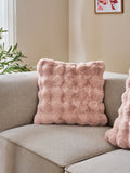 Charcoal Grey Aspen Faux Fur Cushion 59 x 59cm