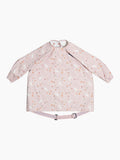 Bibado coverall weaning bib pink botanical bunnies - British product