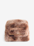 Loulou brown faux fur throw (British brand)