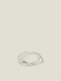 Accessorize Silver Tone Russian Band Ring, imported from the UK