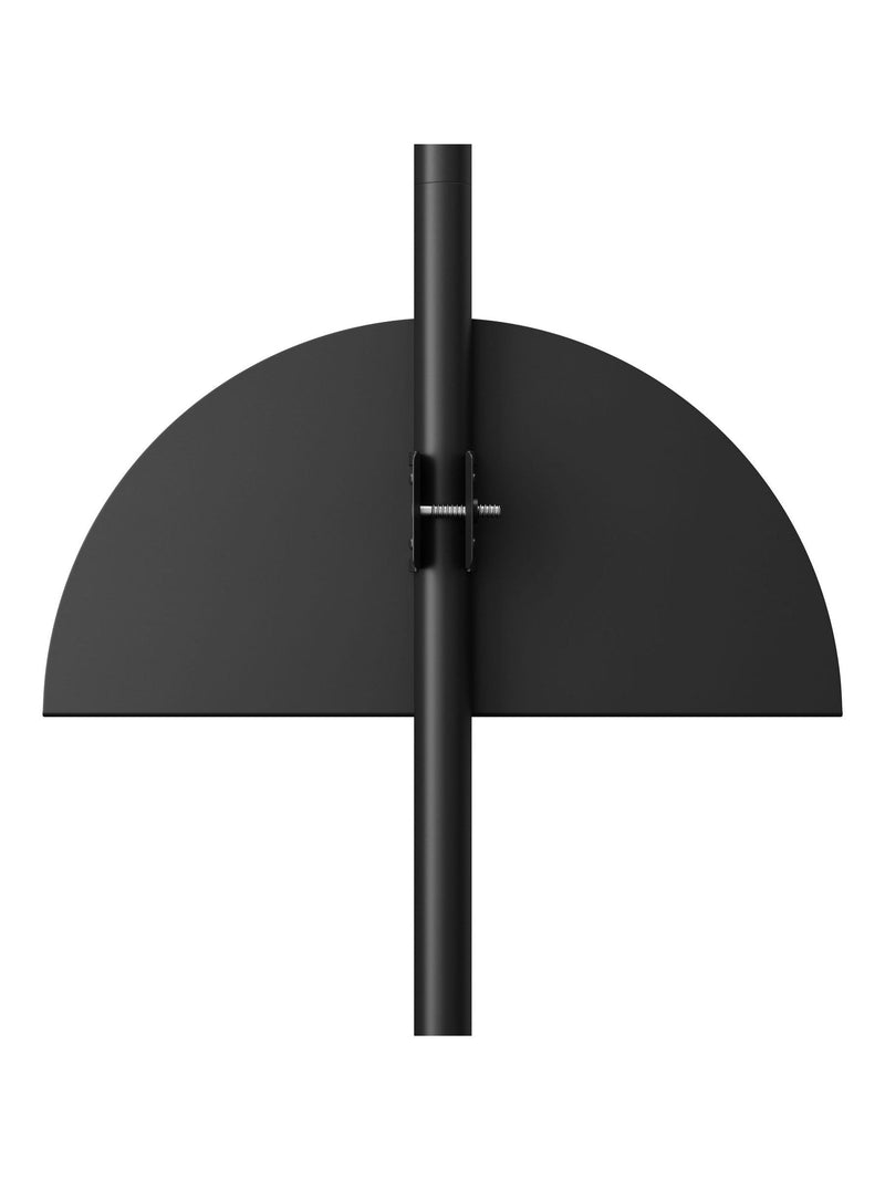 Umbra black adjustable shelf with four steel half-circles (British brand)