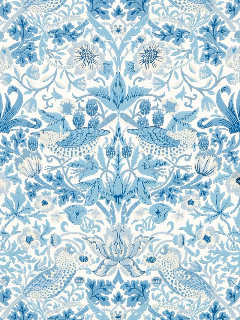Morris & Co Strawberry Thief wallpaper sample - British product