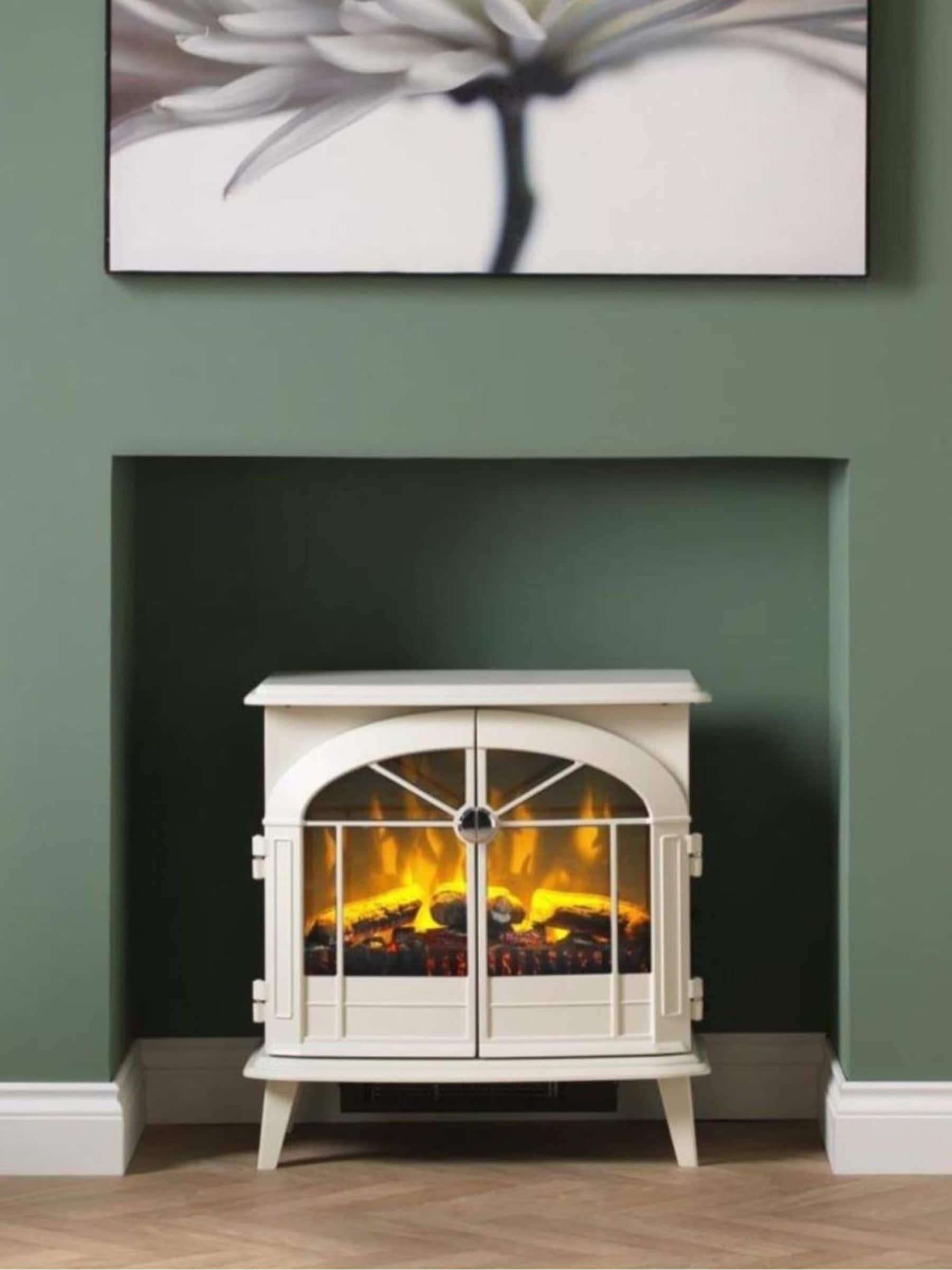Dimplex cream Fullerton double door electric stove (British brand)