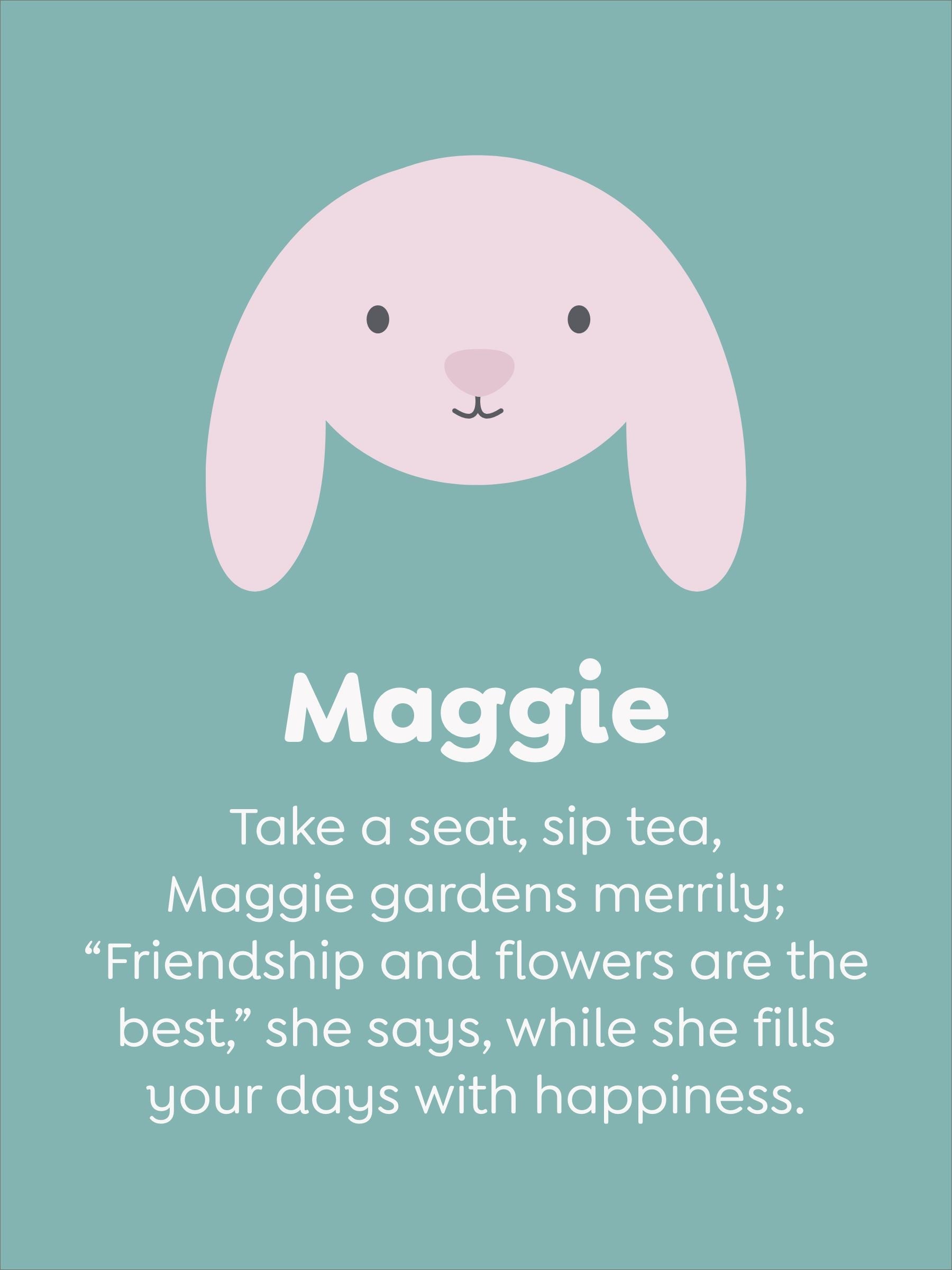 JoJo Maman Bébé Maggie pink bunny plush toy medium, imported from the UK