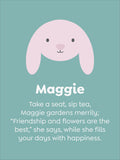 JoJo Maman Bébé Maggie pink bunny plush toy medium, imported from the UK