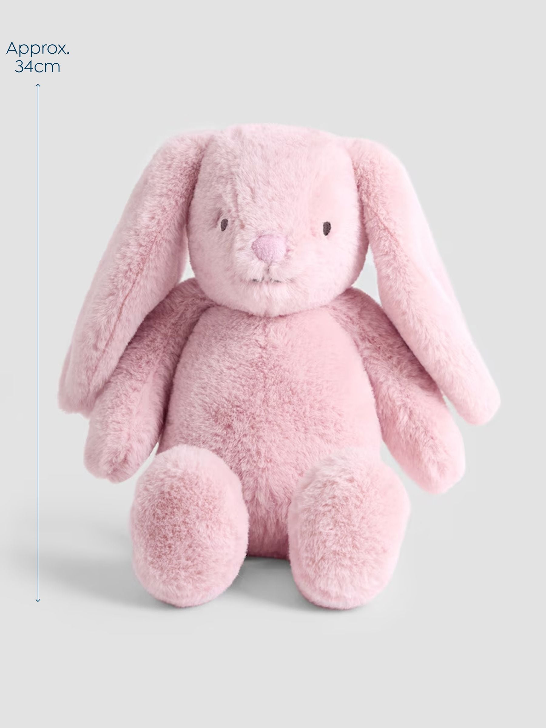 JoJo Maman Bébé Maggie pink bunny plush toy medium, imported from the UK