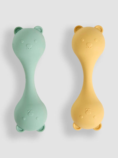 Next JoJo Maman Bébé Set of 2 Silicone Bear Rattles- Buy online at McGrocer