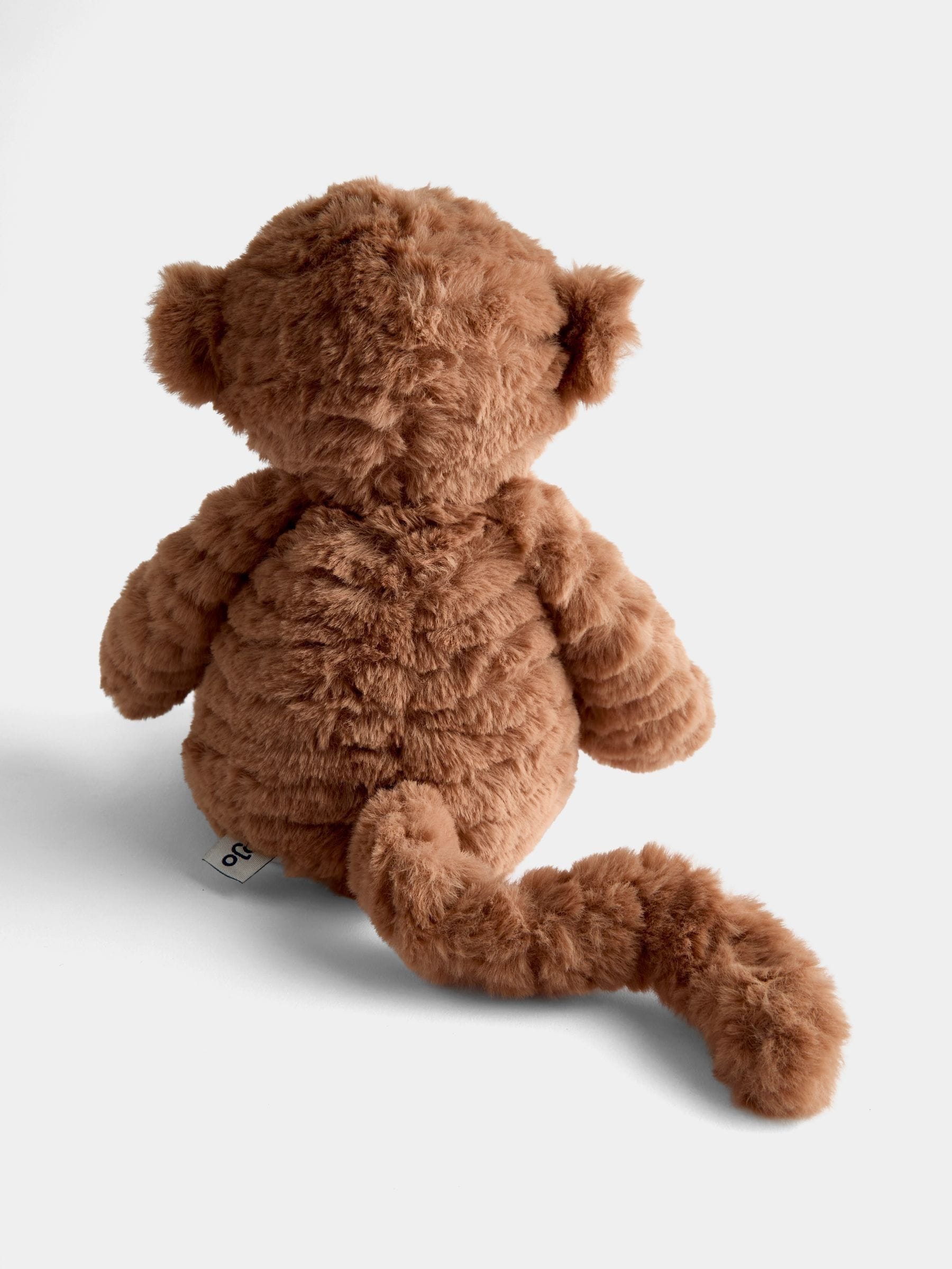 JoJo Maman Bébé Milo monkey plush medium 34cm, imported from the UK