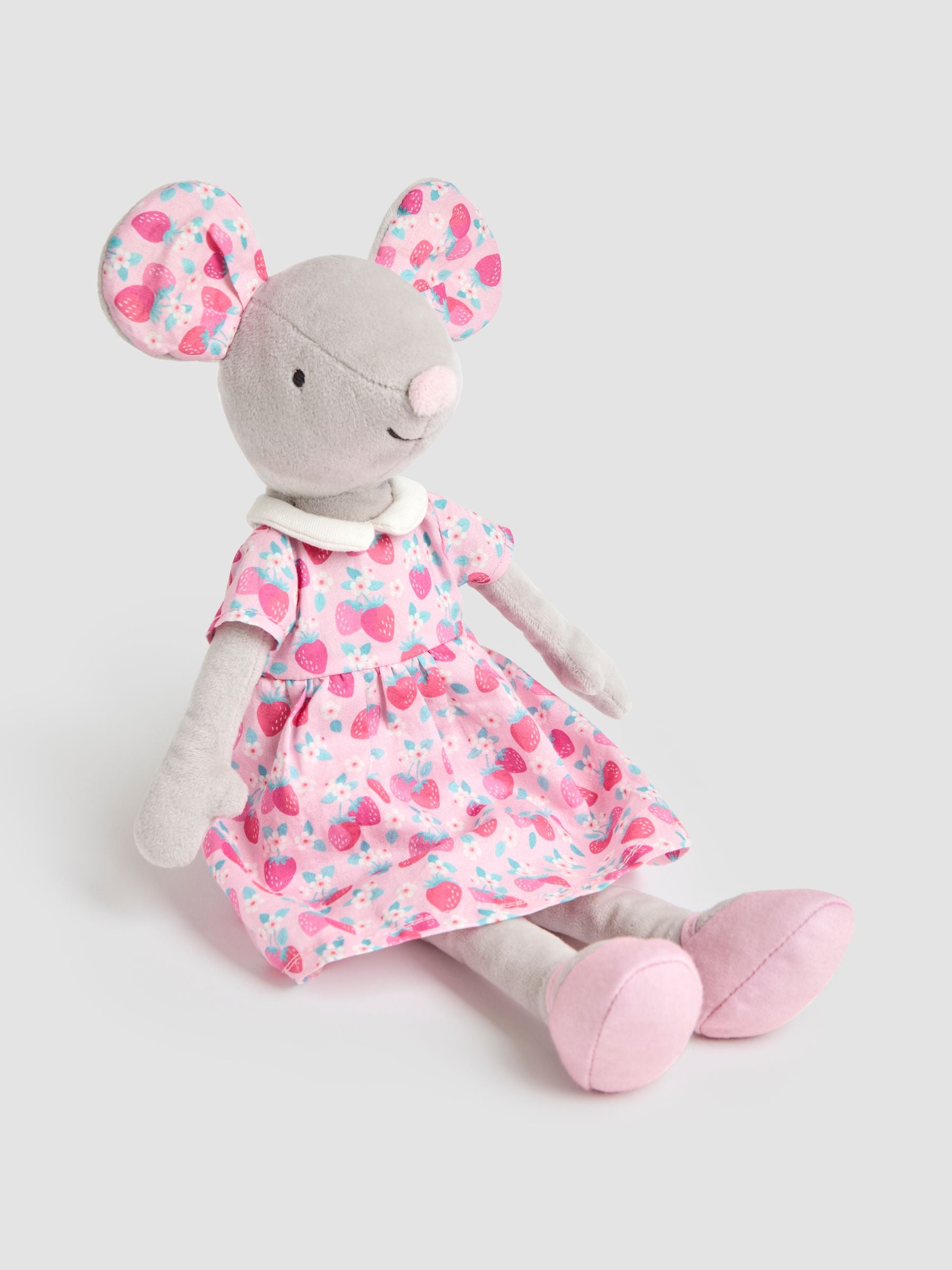 JoJo Maman Bébé Mia the Mouse plush toy, UK version