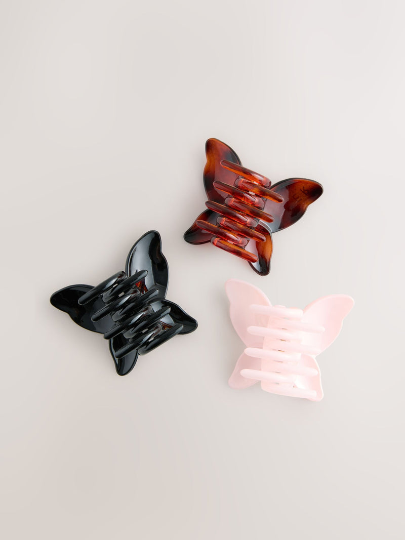 Ted Baker butterfly claw clips 3-pack, imported from the UK