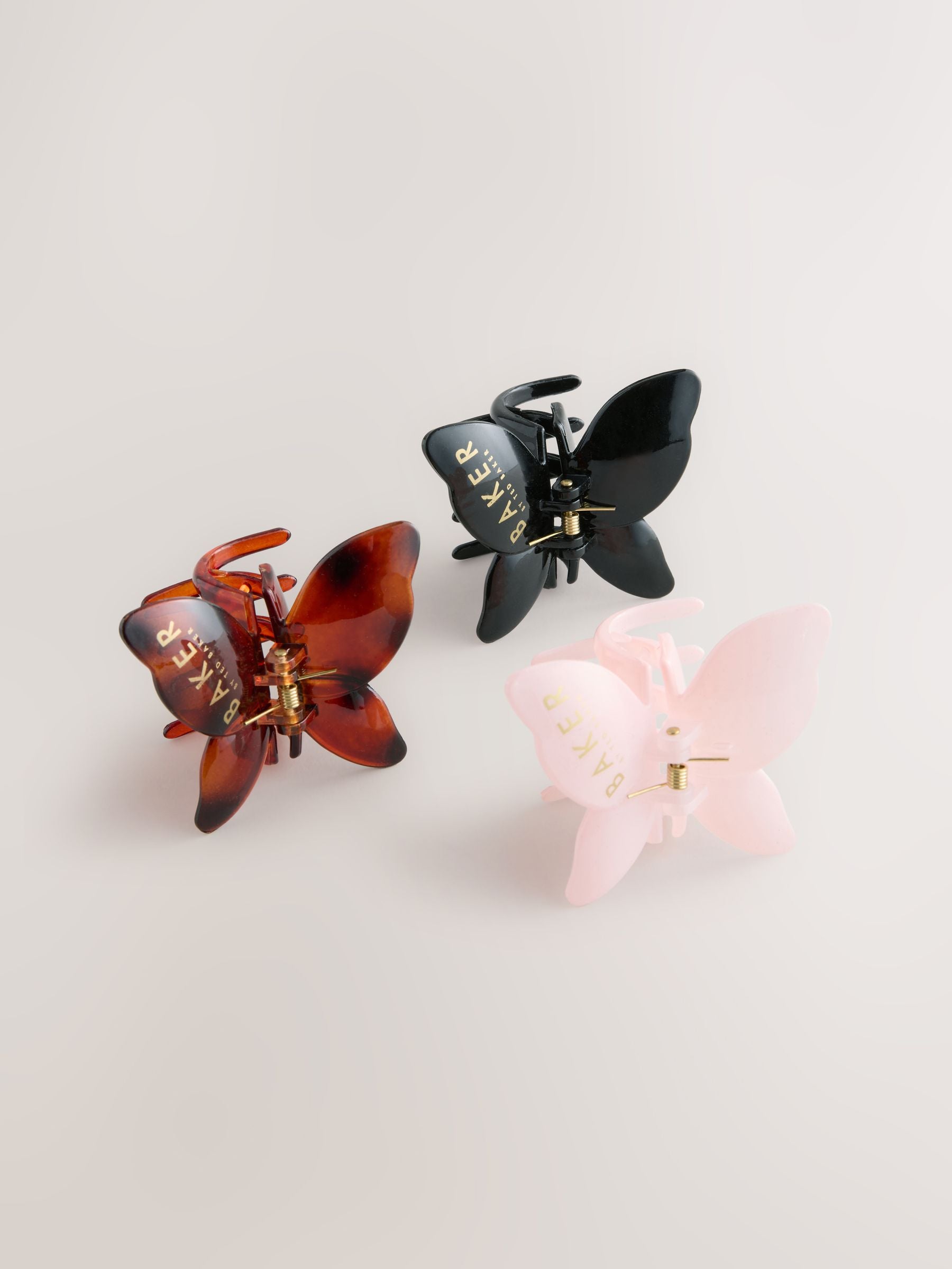 Ted Baker butterfly claw clips 3-pack, imported from the UK