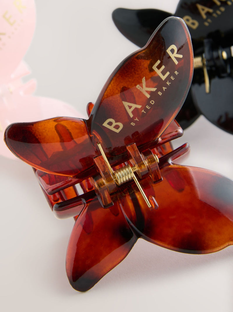 Ted Baker butterfly claw clips 3-pack, imported from the UK