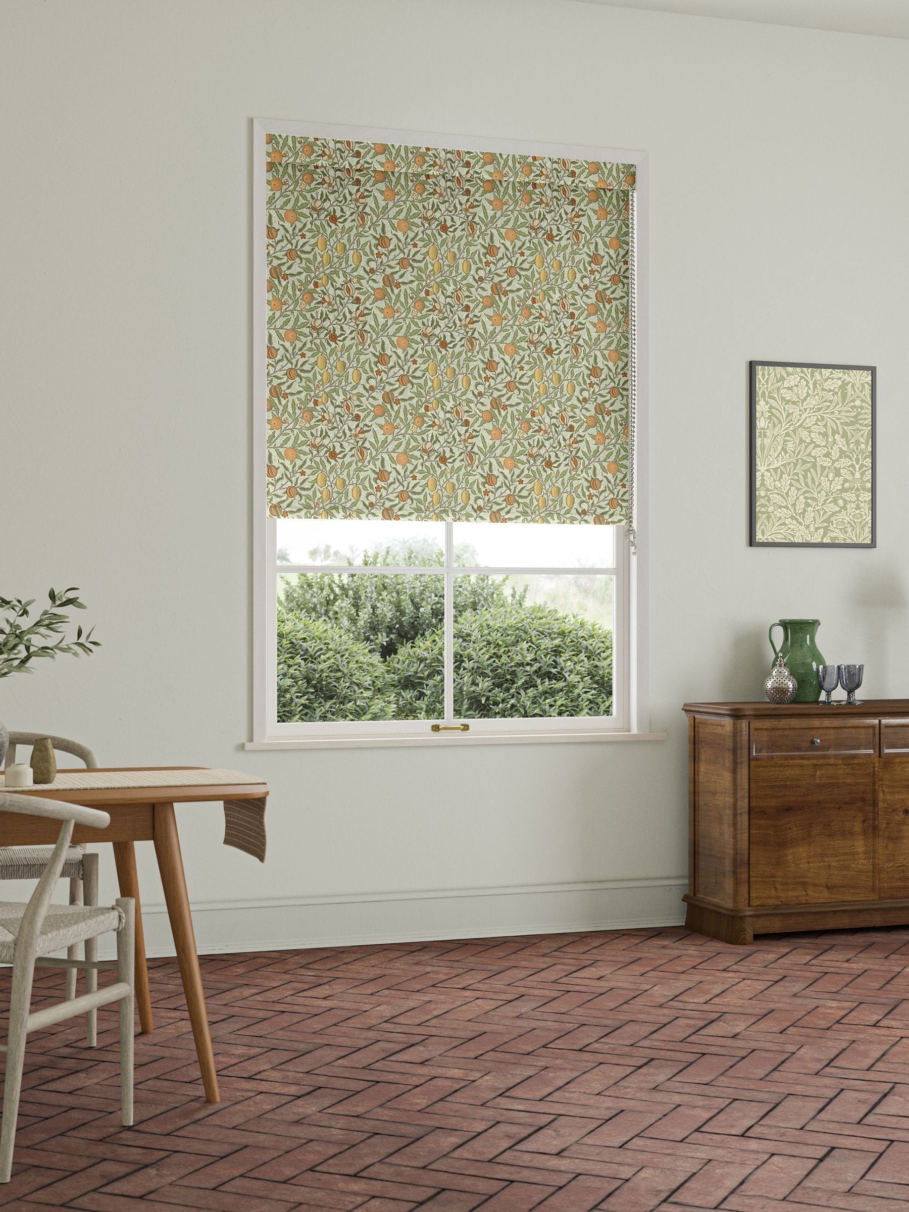 William Morris Fruit roller blind made to measure, UK version