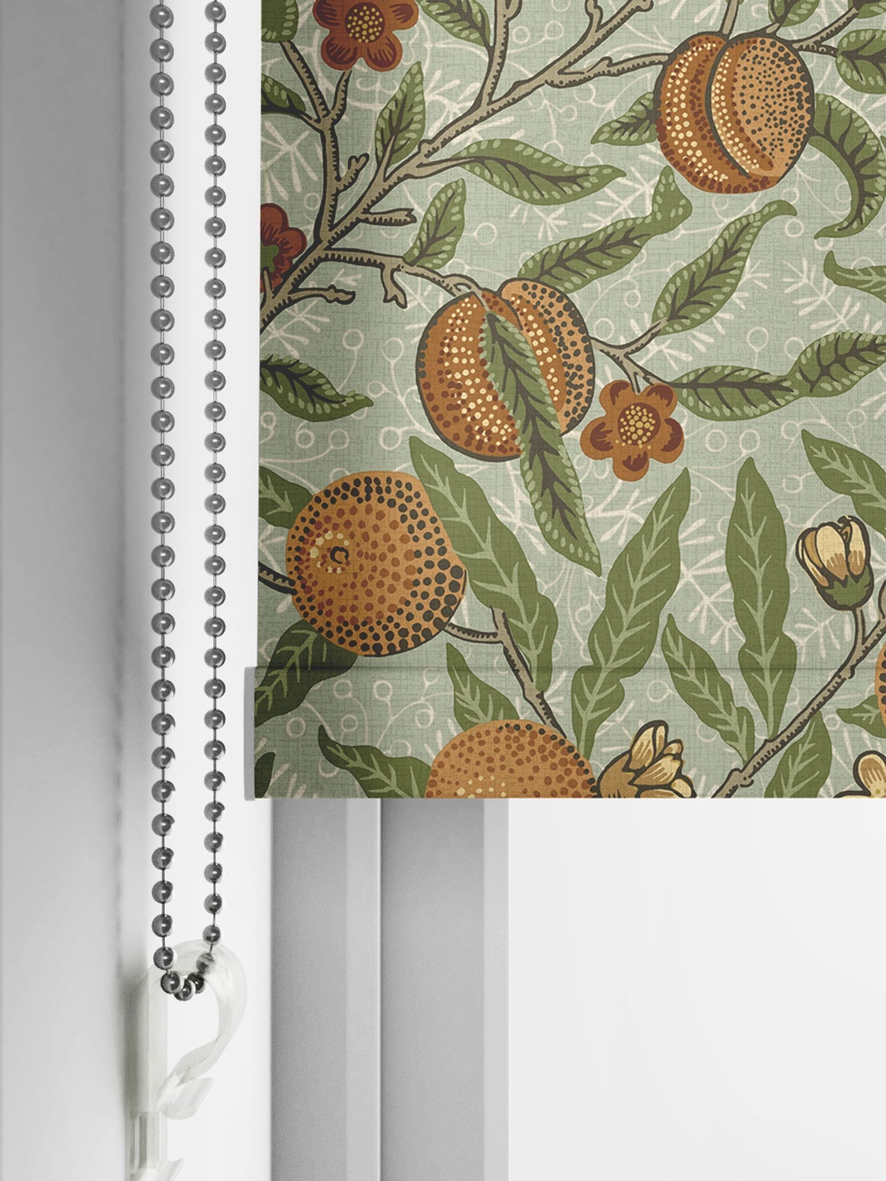 William Morris Fruit roller blind made to measure, UK version