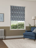 William Morris At Home roller blind Willow Bough midnight blue made to measure, UK version