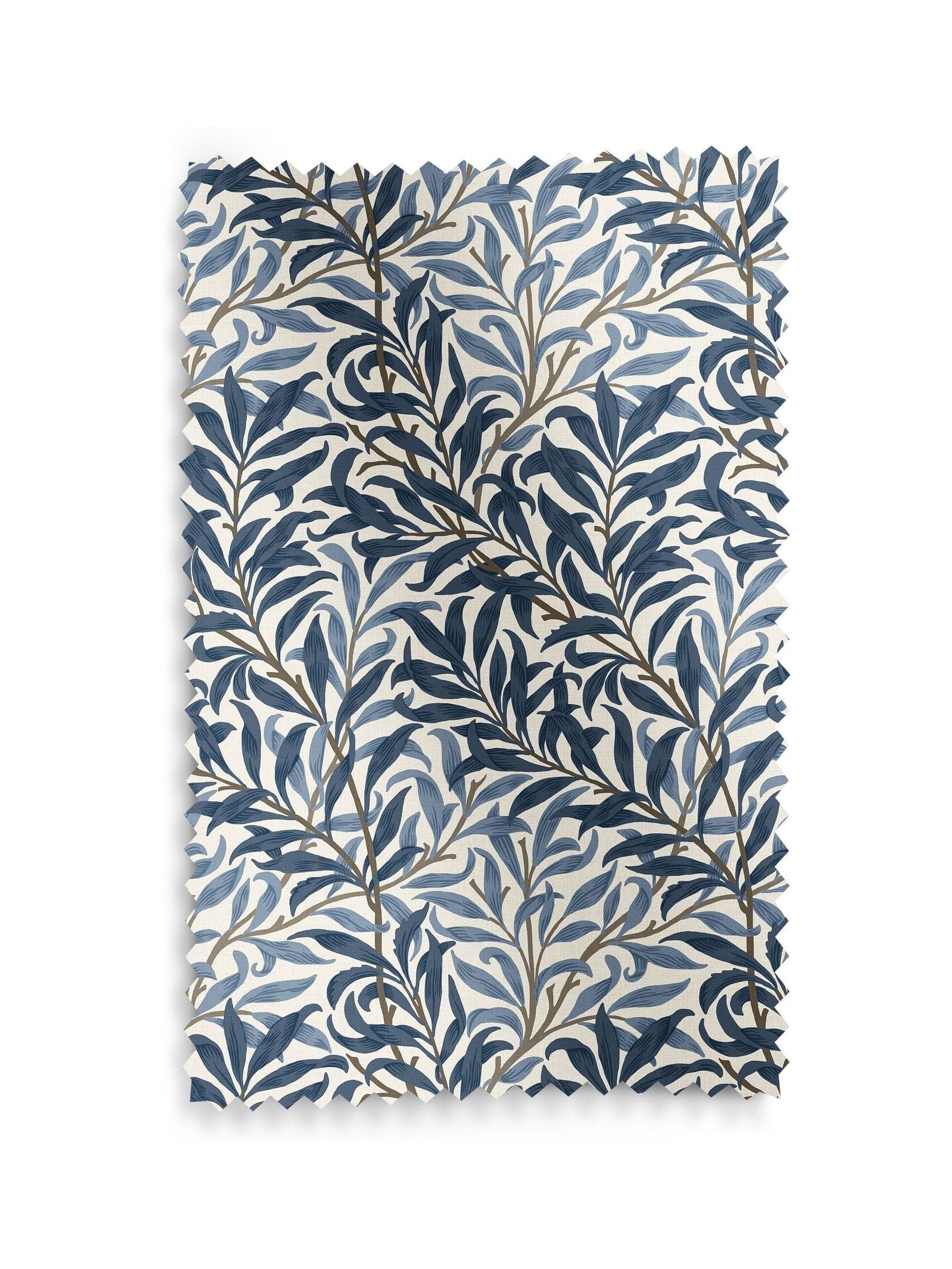 William Morris At Home roller blind Willow Bough midnight blue made to measure, UK version