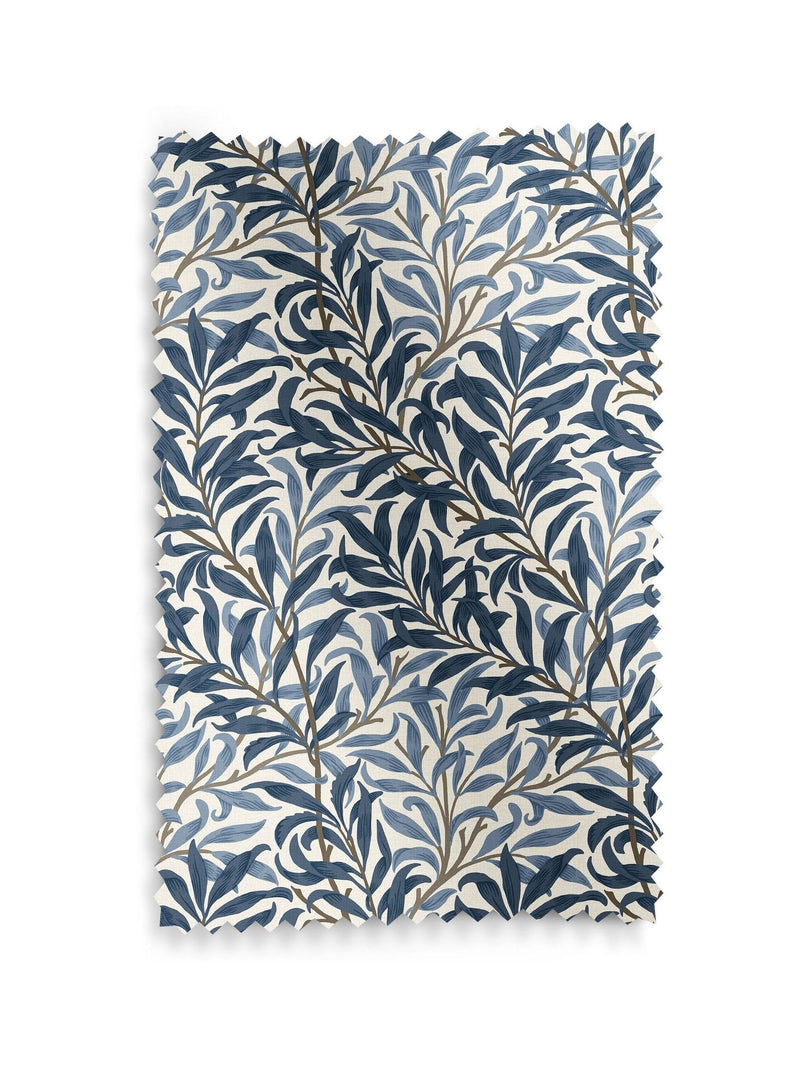 William Morris At Home roller blind Willow Bough midnight blue made to measure, UK version