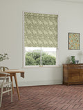 William Morris Willow Bough roller blind in Moss Green (British brand)