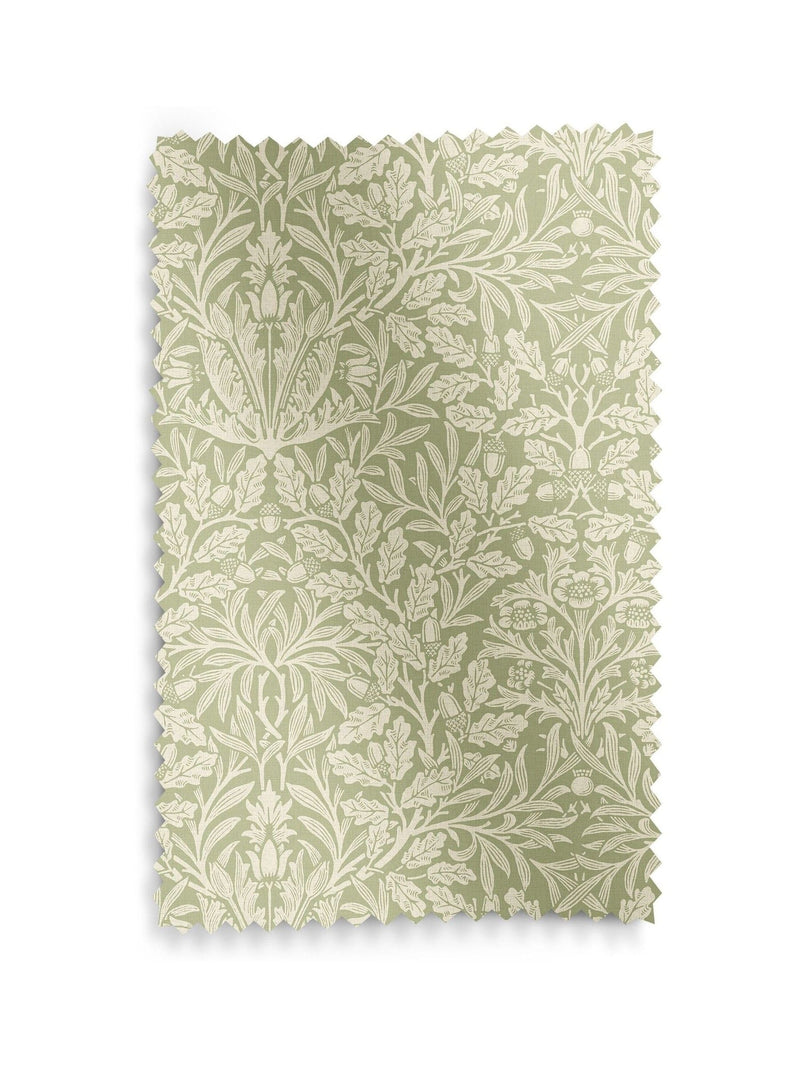 William Morris Lichen Green Acorn made to measure roller blind (British brand)