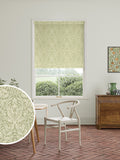 William Morris Lichen Green Acorn made to measure roller blind (British brand)