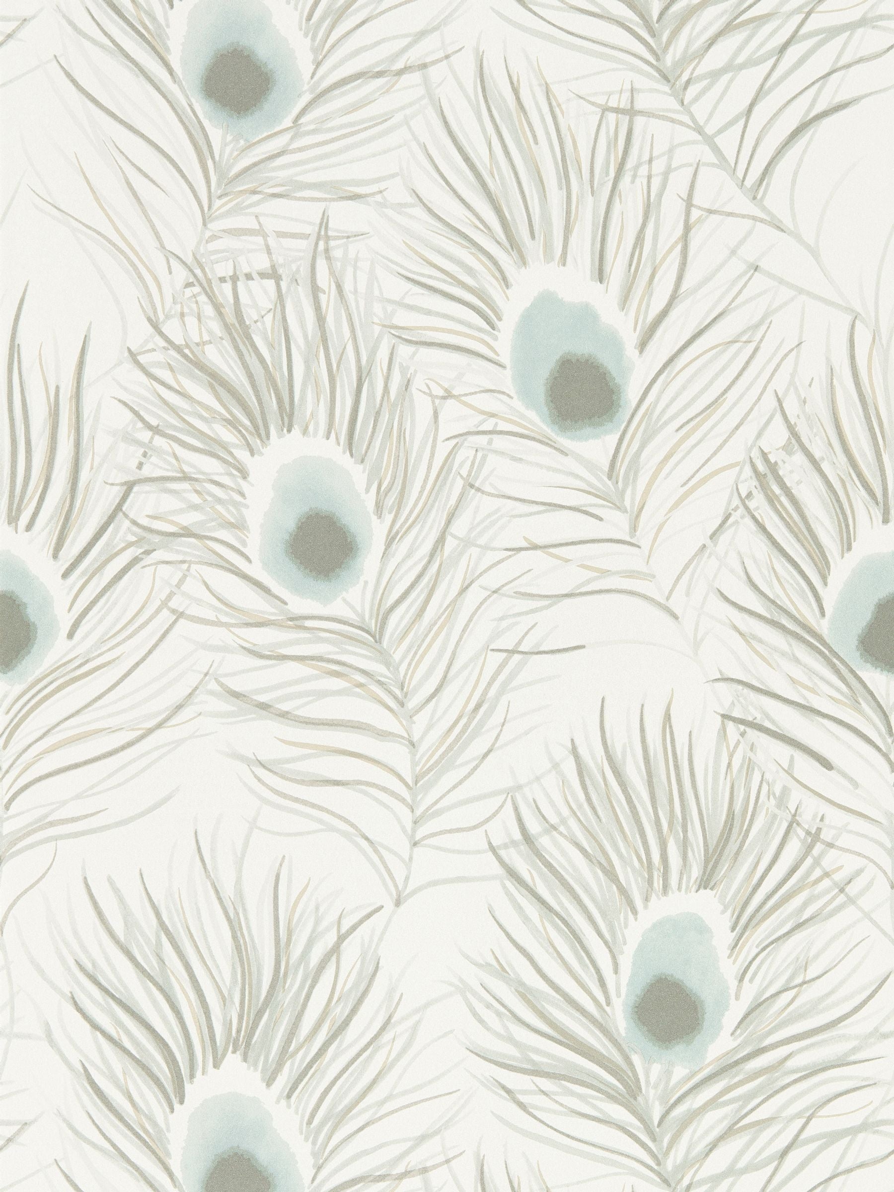Harlequin Orlena wallpaper sample in Powder Blue Gilver, imported from the UK