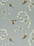 Harlequin wallpaper sample French Grey Stone Amazilia (British brand)