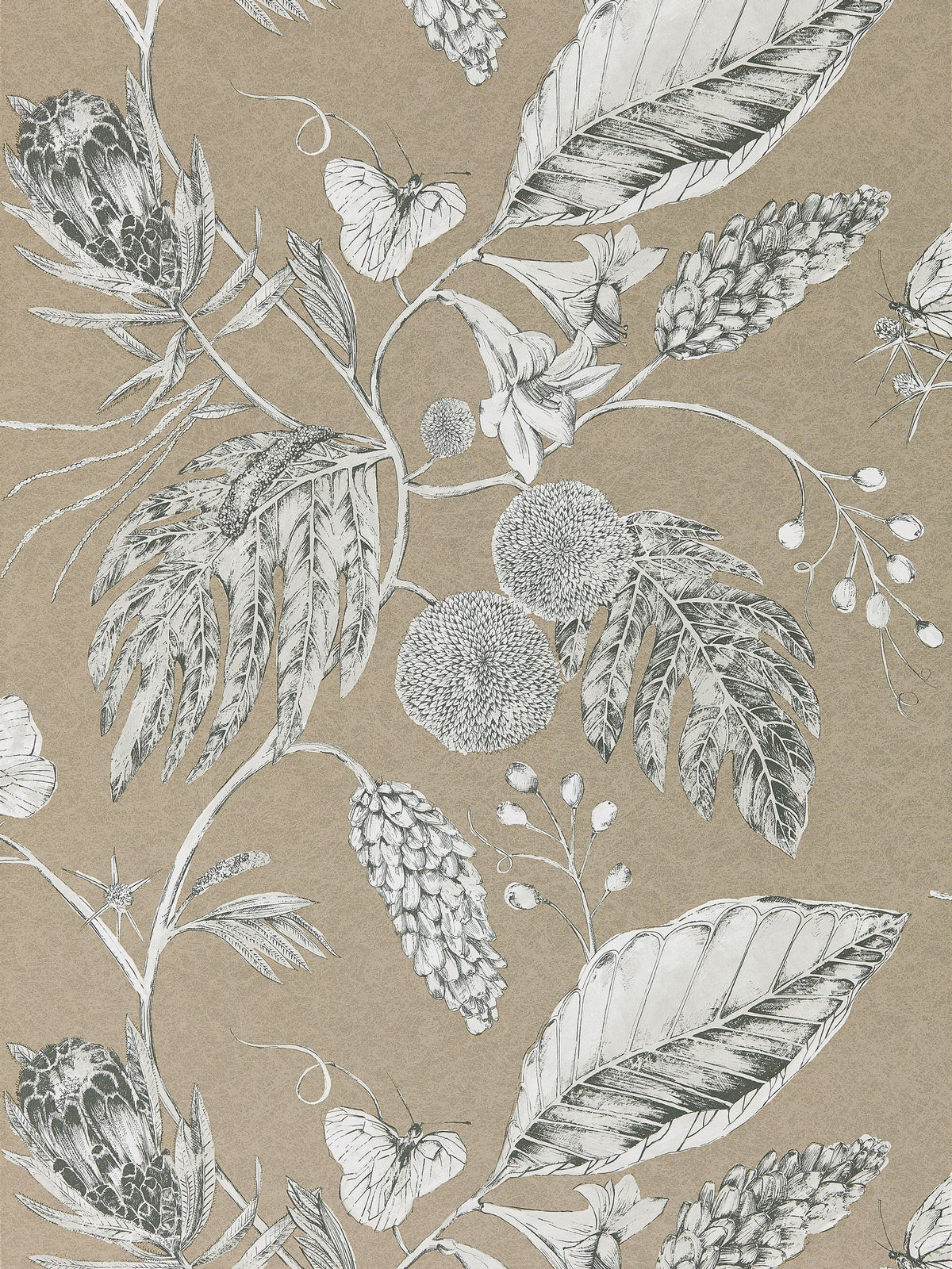 Harlequin Pebble Amborella wallpaper sample, imported from the UK