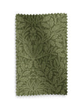 William Morris Moss Green Acorn Velvet Roman blind made to measure, UK version