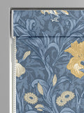 William Morris River Blue Iris roman blind (British brand)