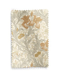 William Morris honey orange iris roman blind made to measure, UK version