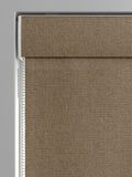 William Morris roman blind Mushroom Natural Reed, UK version