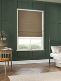 William Morris roman blind Mushroom Natural Reed, UK version