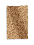 William Morris made to measure roman blind russet brown acorn - British product