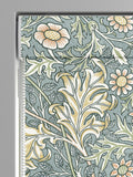 William Morris Blue Double Bough roman blind, UK version