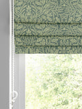 William Morris roman blind Acorn eucalyptus green, UK version