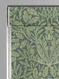 William Morris roman blind Acorn eucalyptus green, UK version